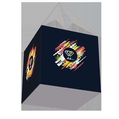 31&quot; x 24&quot; dobro de suspensão da bandeira da feira profissional tomou partido sinais de suspensão