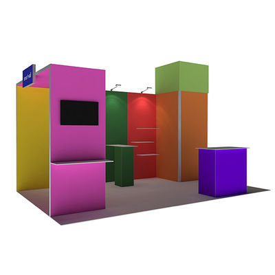 a cabine portátil da feira profissional de 3x3 3x4 3x5 mura o sistema modular da tela de SEG