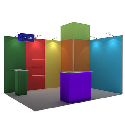 a cabine portátil da feira profissional de 3x3 3x4 3x5 mura o sistema modular da tela de SEG