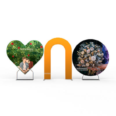 Casamento feito sob encomenda personalizado dobradura da decoração da parede da flor dos contextos do casamento de 5FTX7FT