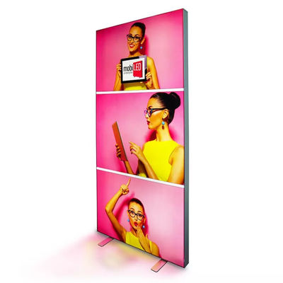 O quadro de alumínio Frameless da caixa de luz de matéria têxtil SEG conduziu a caixa de luz 800x2000x80mm