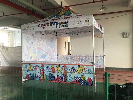 da barraca exterior do dossel do famoso de 3x4.5m o miradouro dobrável estala acima para a propaganda
