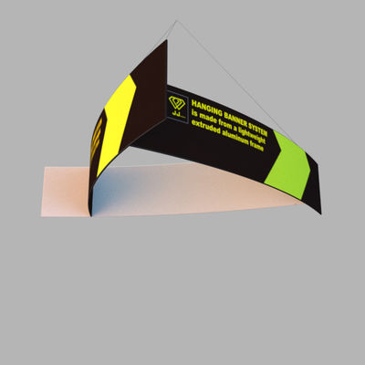 O teto Hung Signage Overhead Custom Double do tubo do céu de EZ tomou partido sinais de suspensão