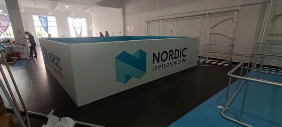 bandeiras de suspensão da tela 60in redonda de 5ft das exposições da tela da tensão do teto