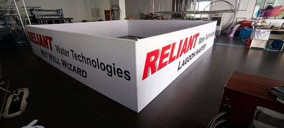 PNF impresso 8ft da parte inferior de 6ft acima das bandeiras de suspensão do projeto do suporte da exposição para exposições